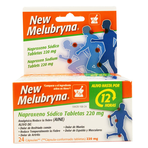 AA240 New-Melubrynba Tablets (Pain Reliever & Fever Reducer)